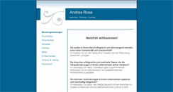Desktop Screenshot of andrearose.eu